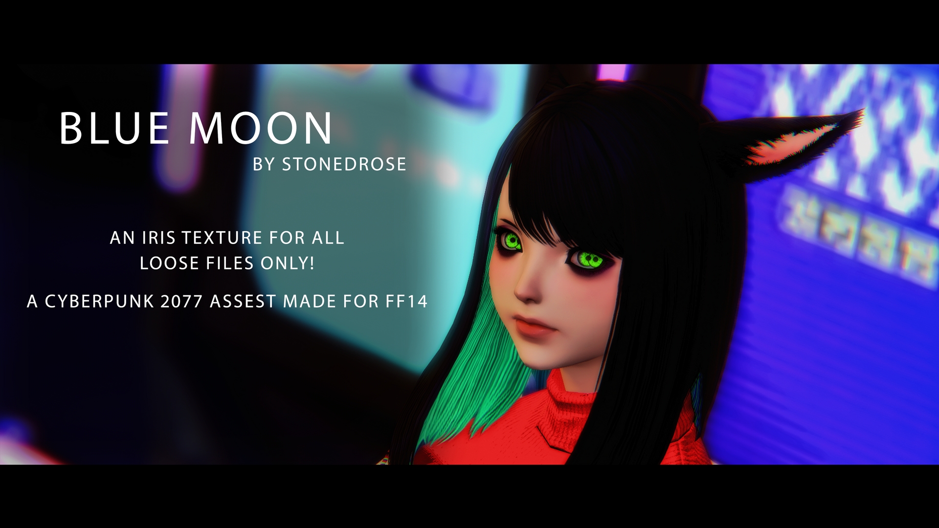 Blue moon - Iris Texture