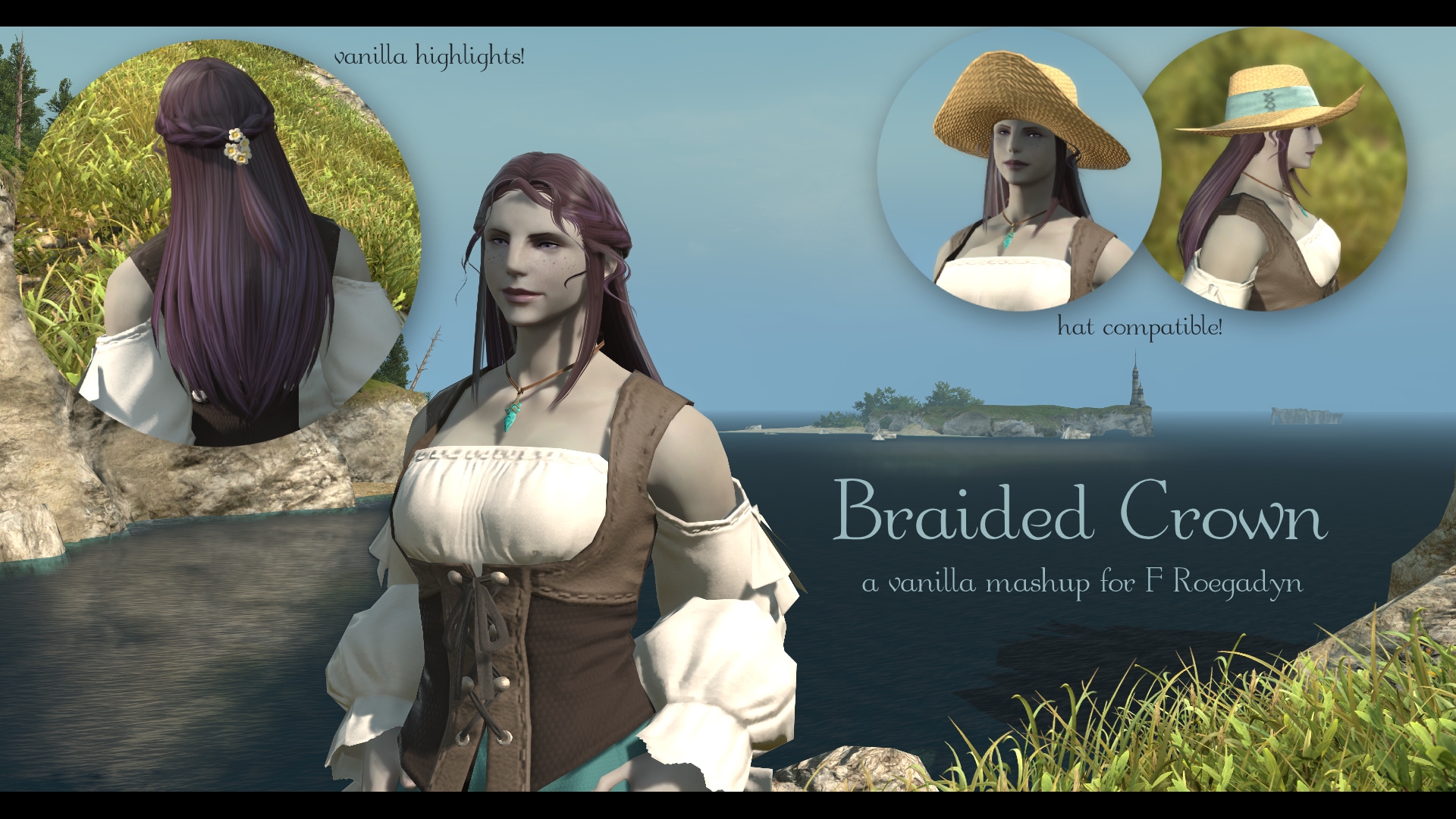 Braided Crown (hair for F Roegadyn)