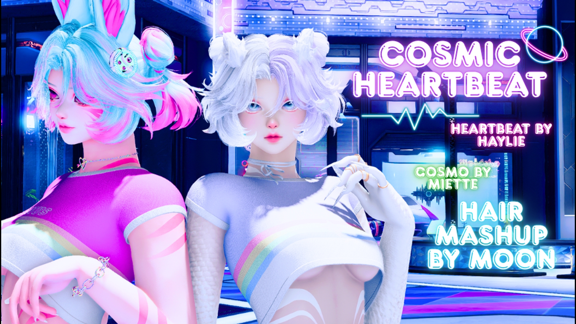 Cosmic Heartbeat Hair Mashup