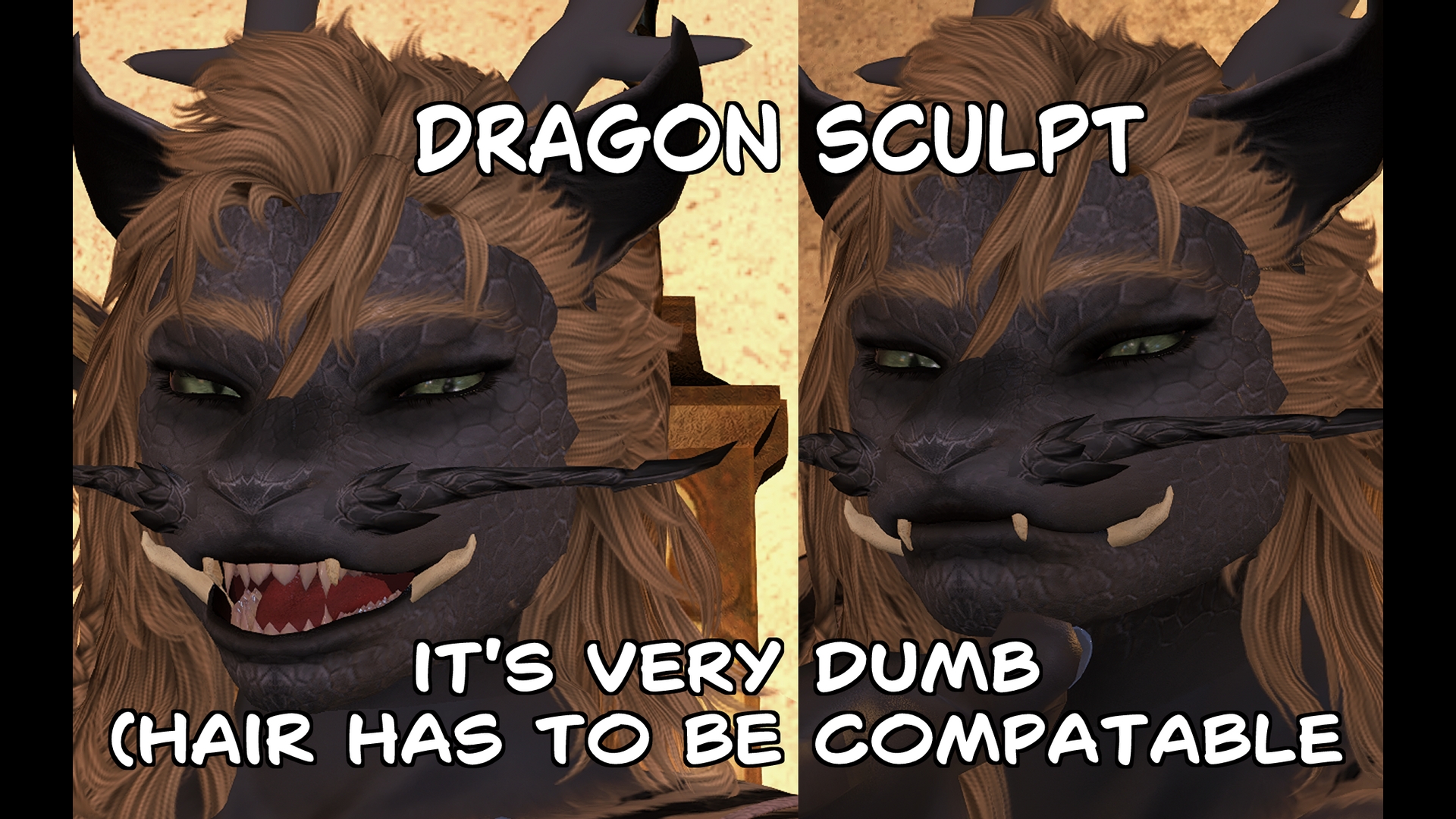 Dragon sculpt (face 3 Hroth)