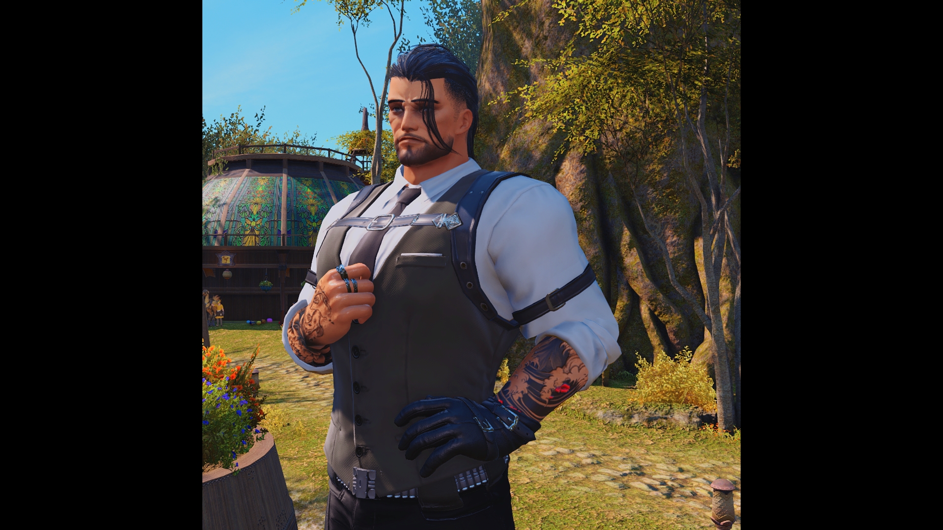 Highlander Eyebrows and Beard (F3)