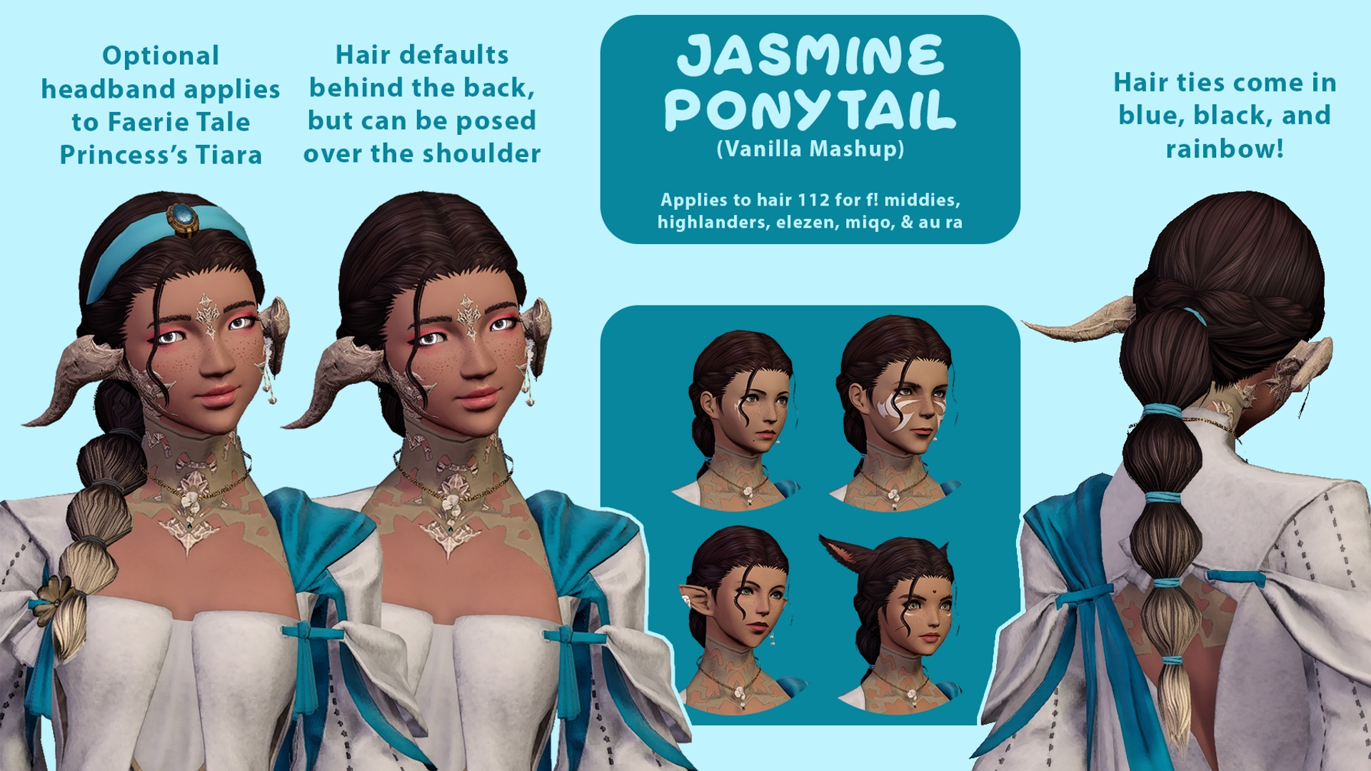 Jasmine Ponytail (Vanilla Mashup)