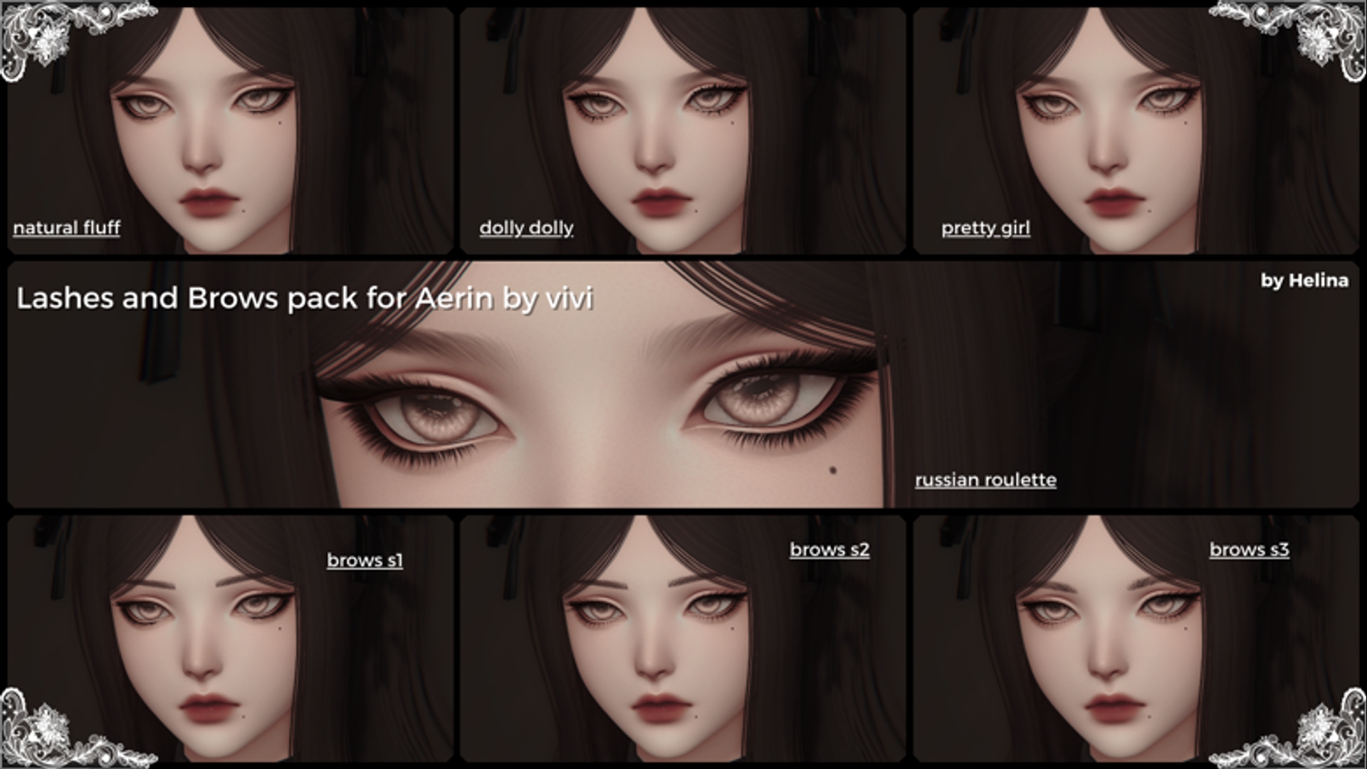 Lashes and Brows for Aerin : PACK