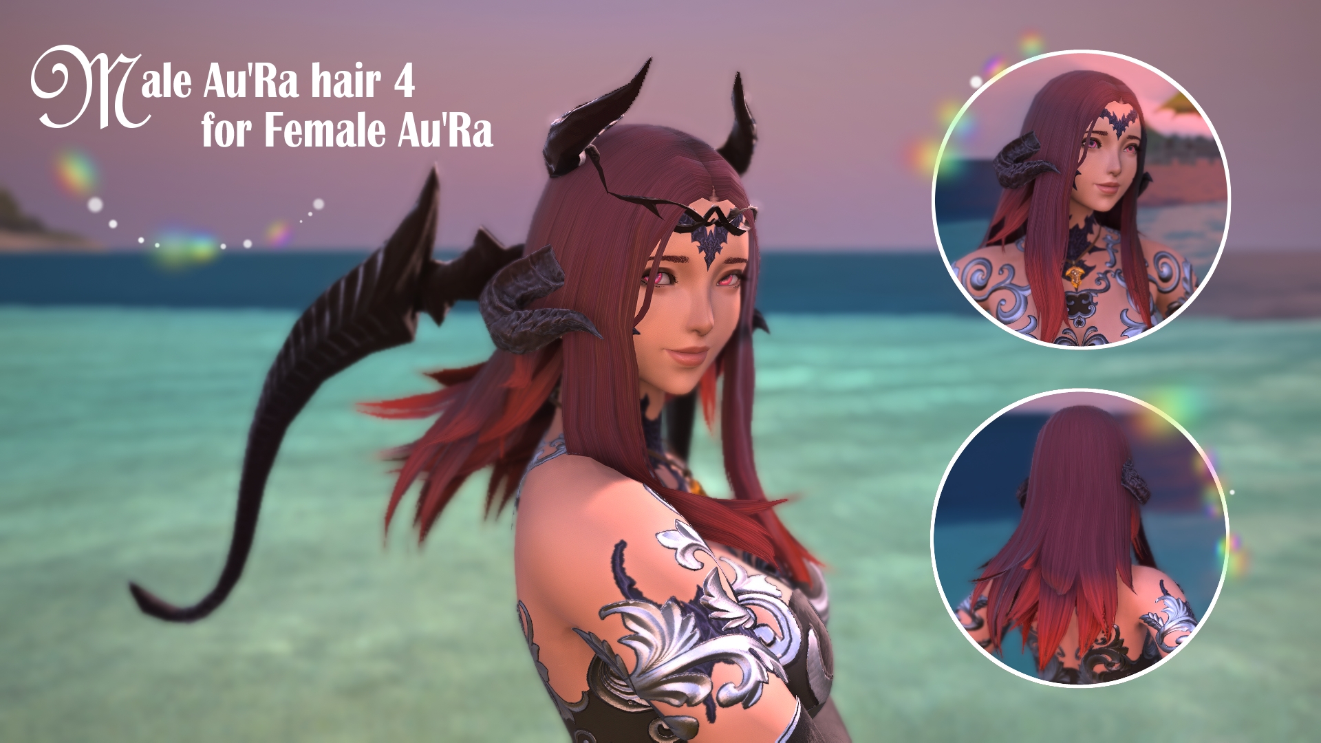 Male Au'Ra hair 4 for Female Au'Ra!