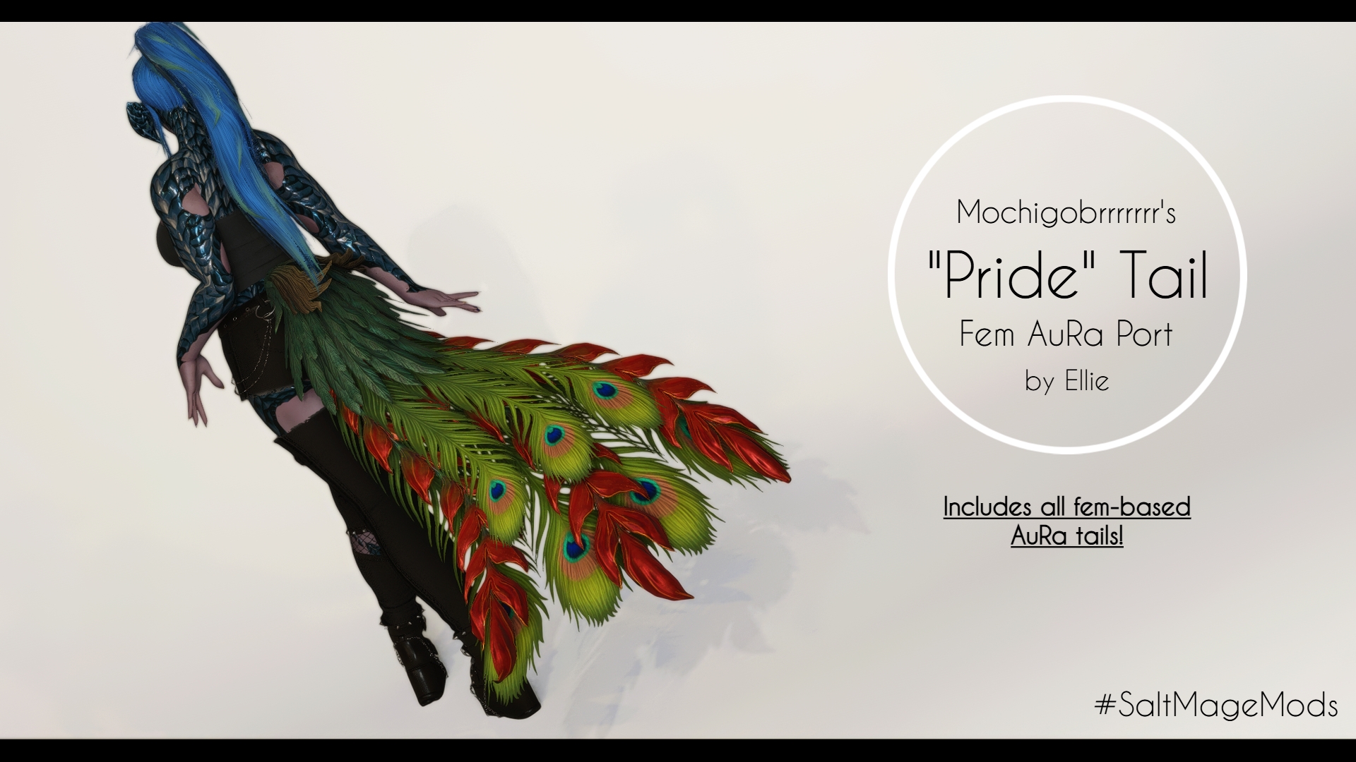 [SME] Pride Tail - Fem AuRa & Miqote