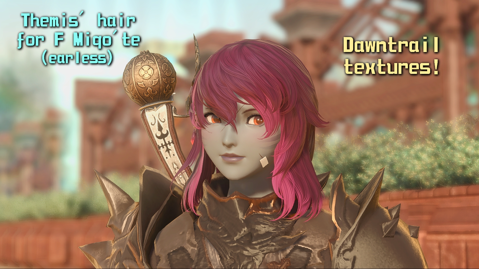 Themis hair for F Miqo'te (earless)